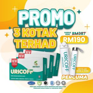 3 KOTAK URICOFF (PAKEJ JIMAT)